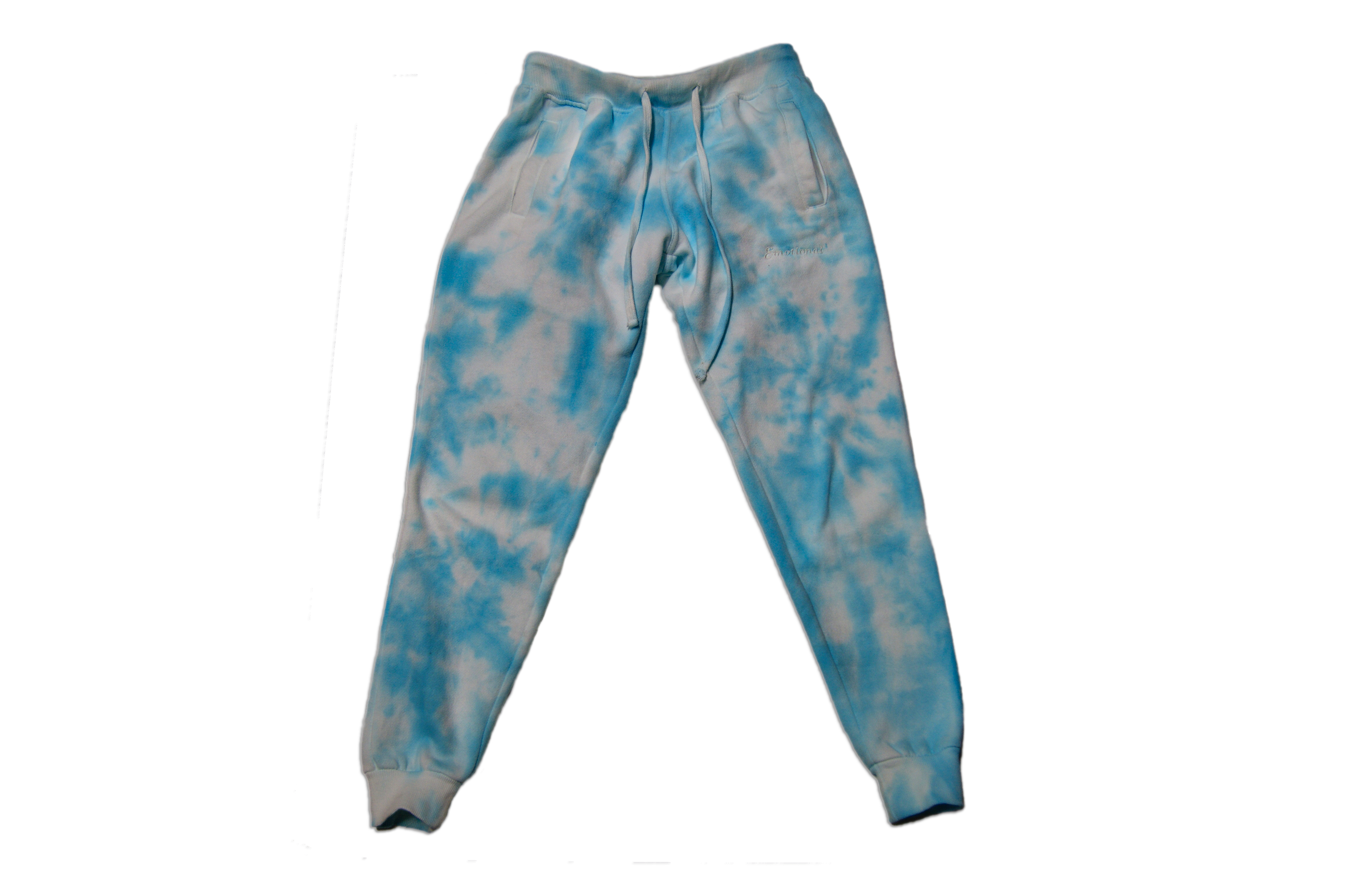 Tie dye cuffed sweatpants hot sale